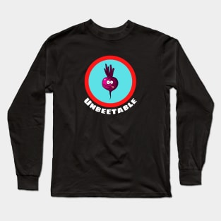 Unbeetable - Beetroot Pun Long Sleeve T-Shirt
